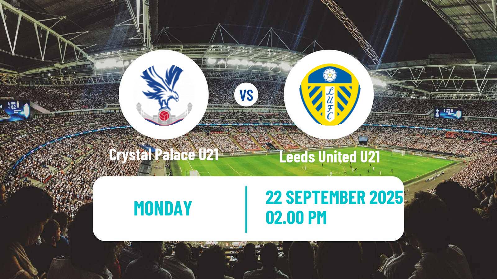 Soccer English Premier League 2 Crystal Palace U21 - Leeds United U21