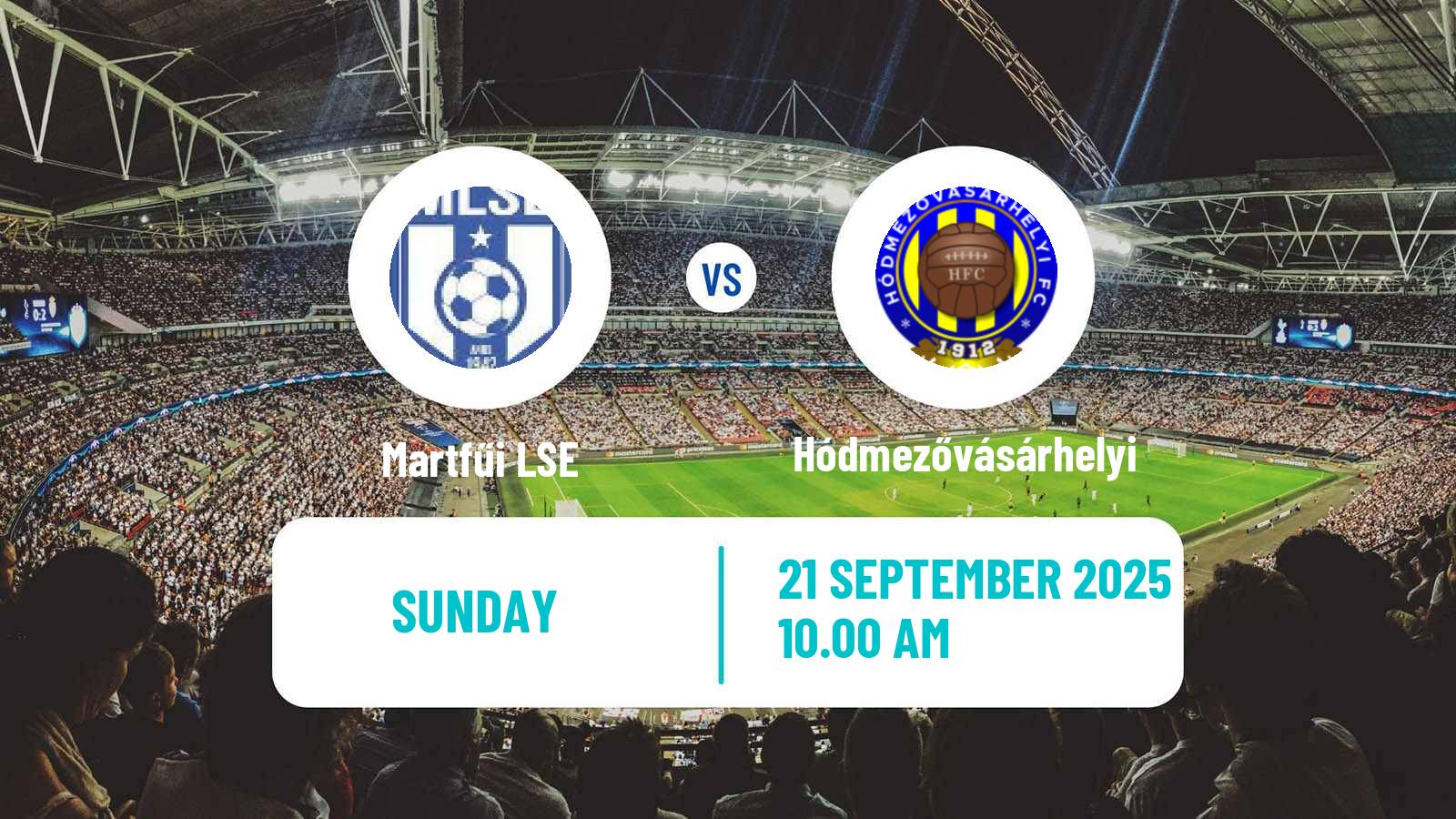 Soccer Hungarian NB III Southeast Martfű - Hódmezővásárhelyi
