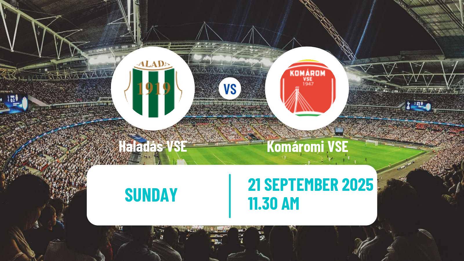 Soccer Hungarian NB III Northwest Haladás VSE - Komáromi VSE