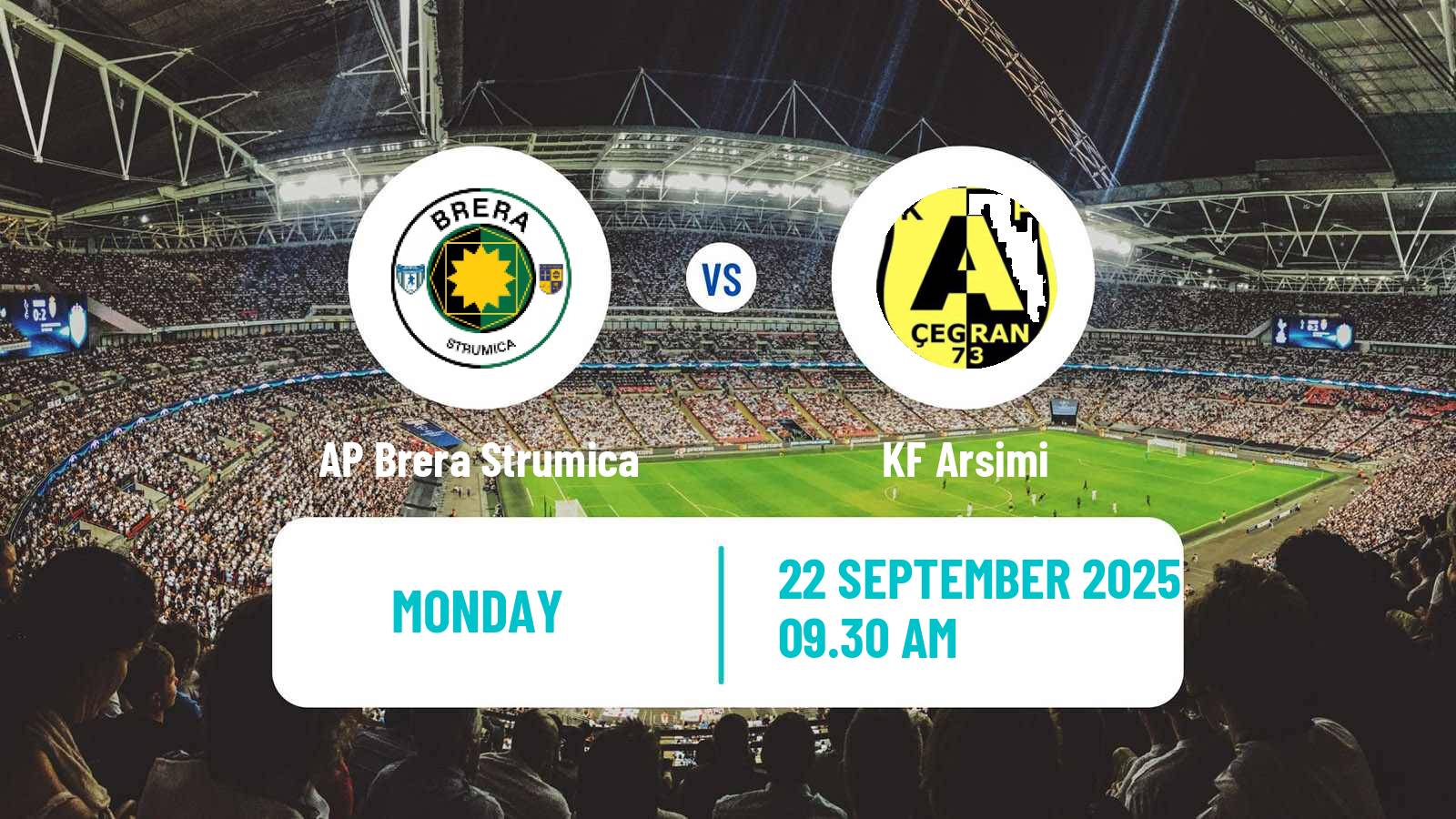 Soccer North Macedonian 1 MFL AP Brera Strumica - Arsimi