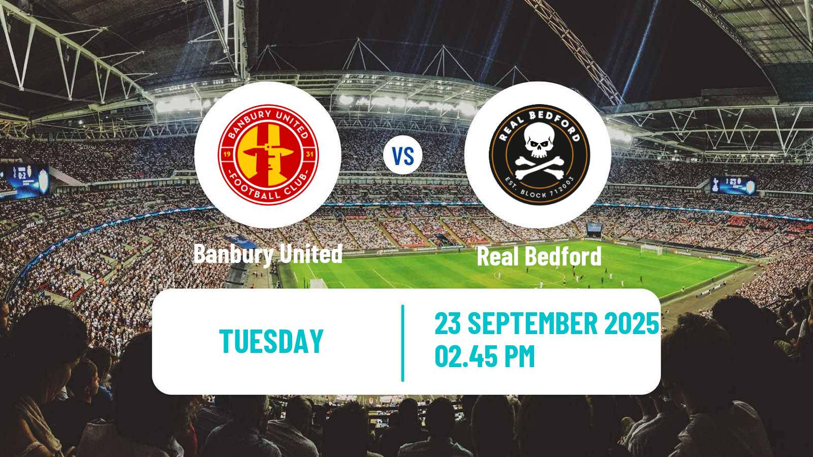 Soccer English Southern League Central Division Banbury United - Real Bedford