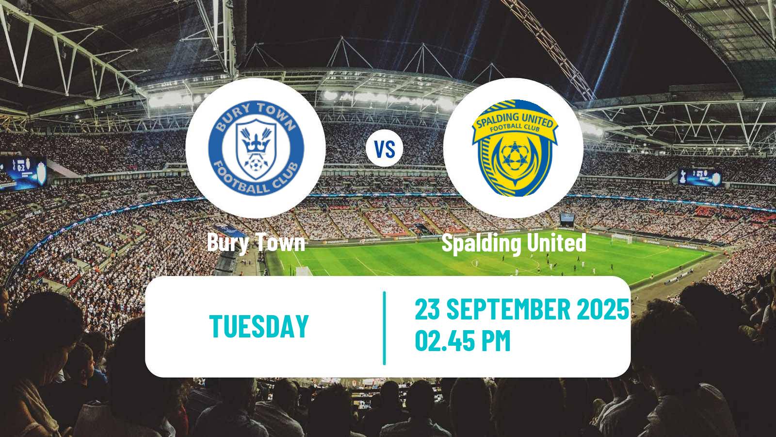 Soccer English Southern League Central Division Bury Town - Spalding United
