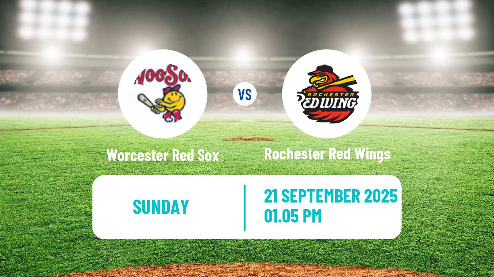 Baseball IL Worcester Red Sox - Rochester Red Wings