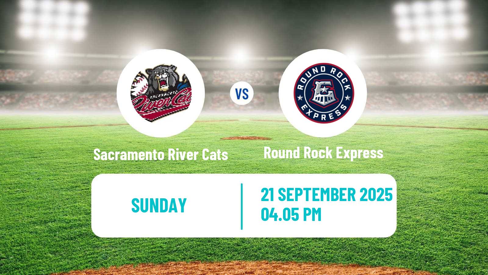 Baseball PCL Sacramento River Cats - Round Rock Express