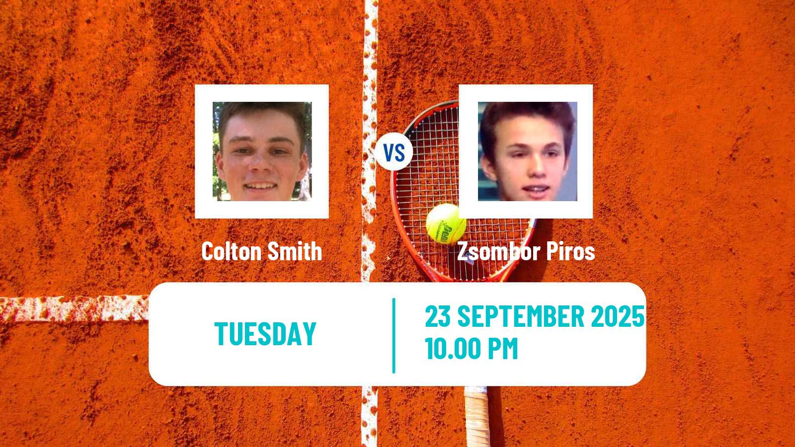 Tennis Jingshan Challenger Men Colton Smith - Zsombor Piros