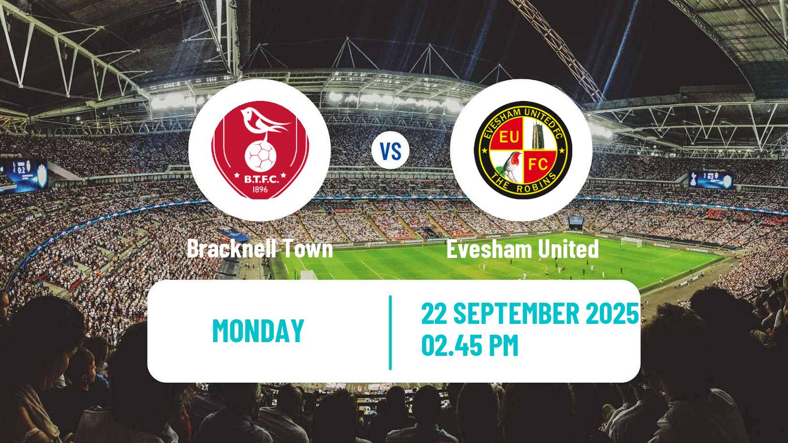 Soccer English Southern League South Division Bracknell Town - Evesham United