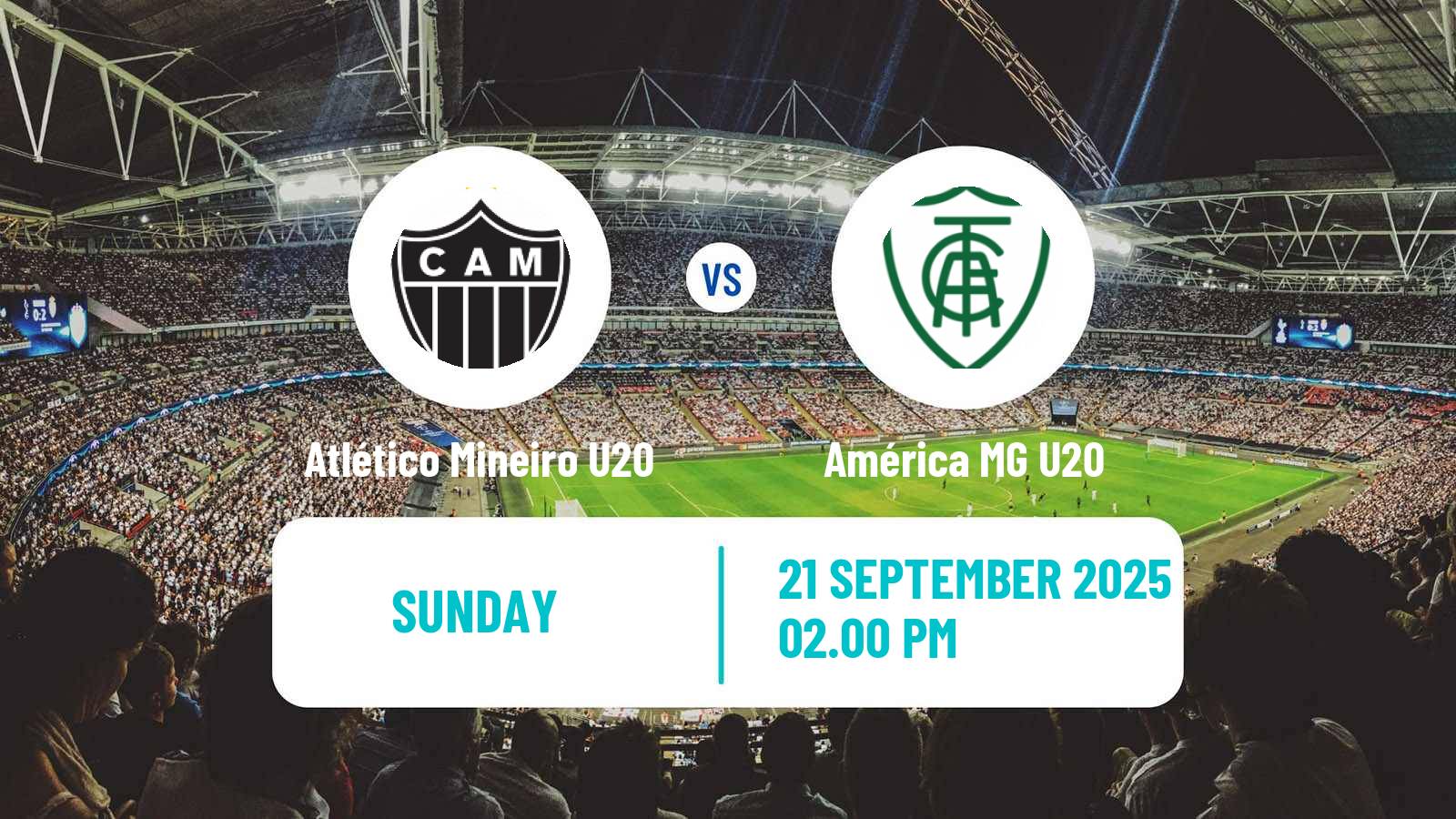 Soccer Brazilian Mineiro U20 Atlético Mineiro U20 - América MG U20