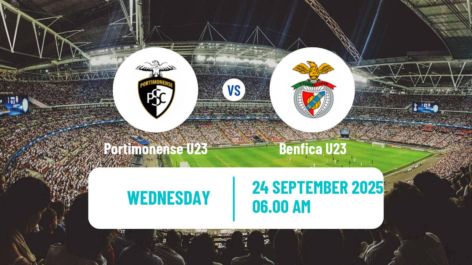Soccer Portuguese Liga Revelacao U23 Portimonense U23 - Benfica U23