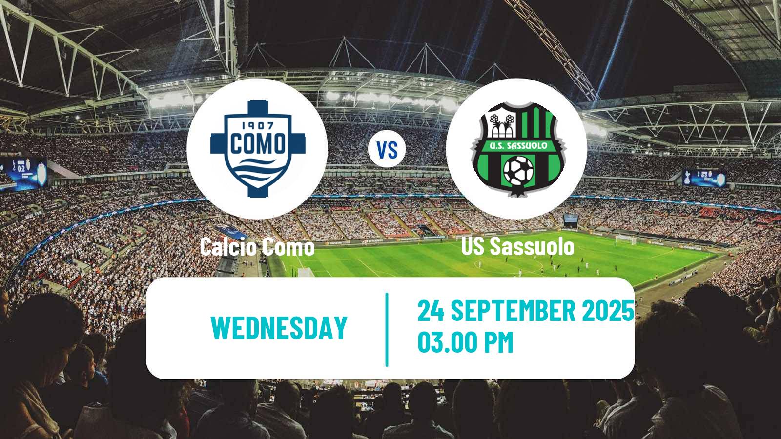 Soccer Coppa Italia Como - Sassuolo