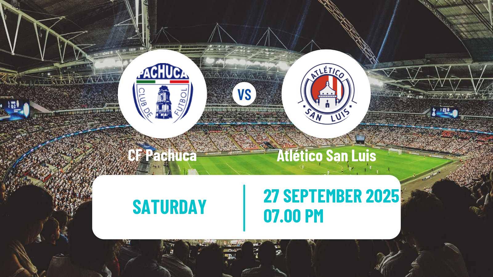 Soccer Mexican Liga MX Pachuca - Atlético San Luis