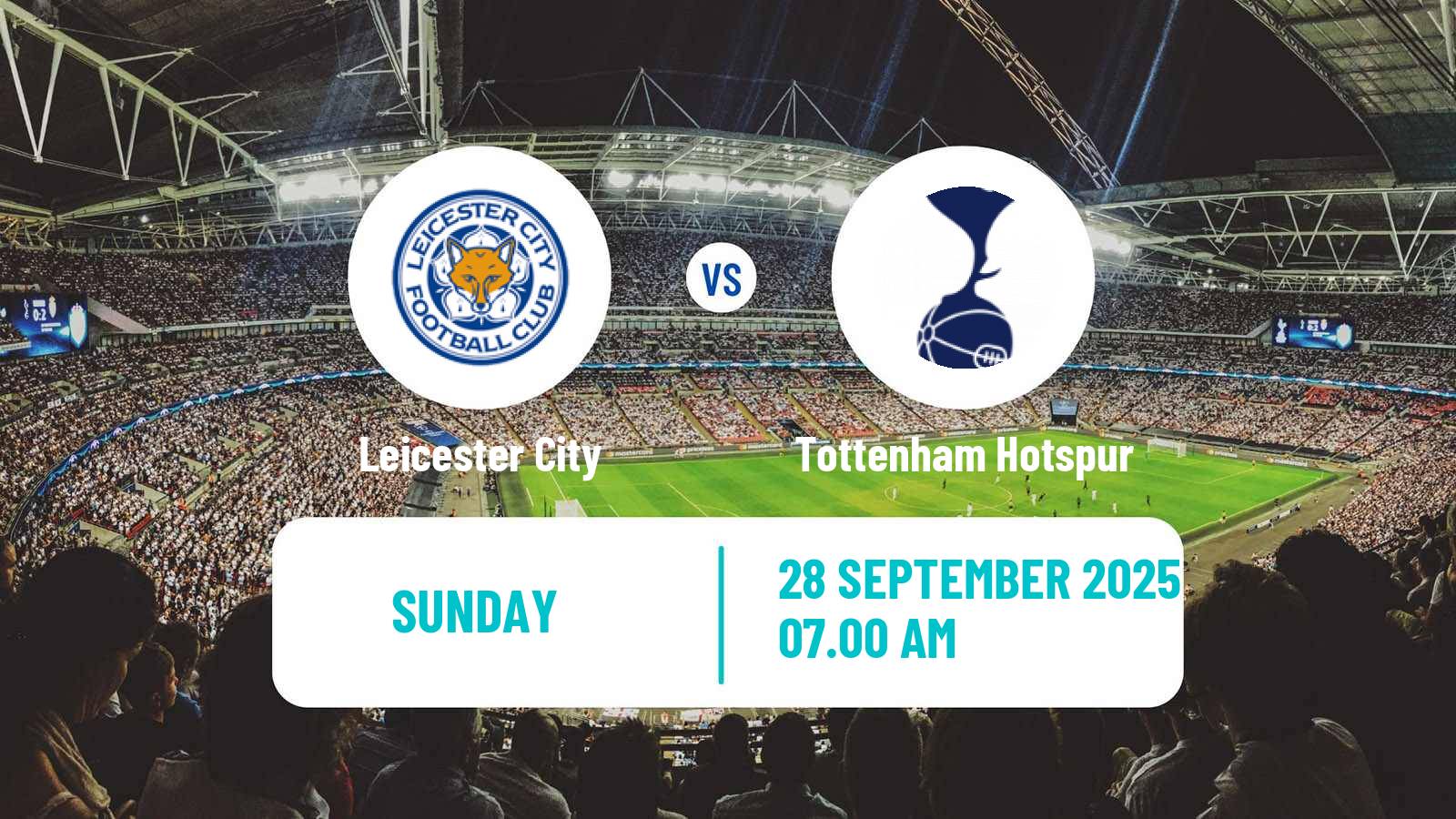 Soccer English WSL Leicester City - Tottenham Hotspur