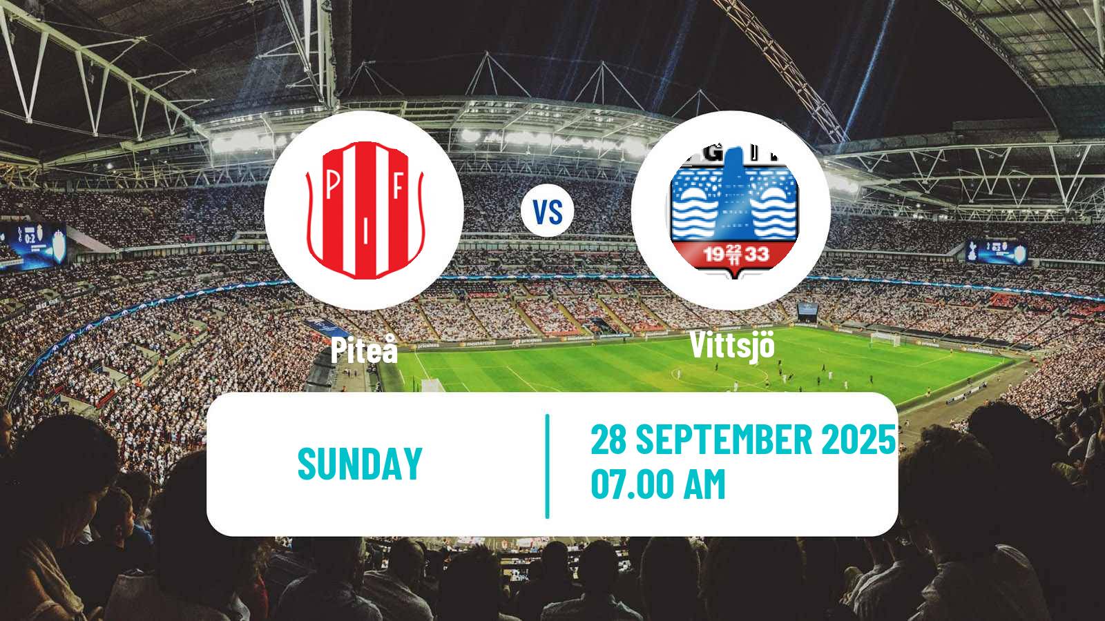Soccer Swedish Allsvenskan Women Piteå - Vittsjö