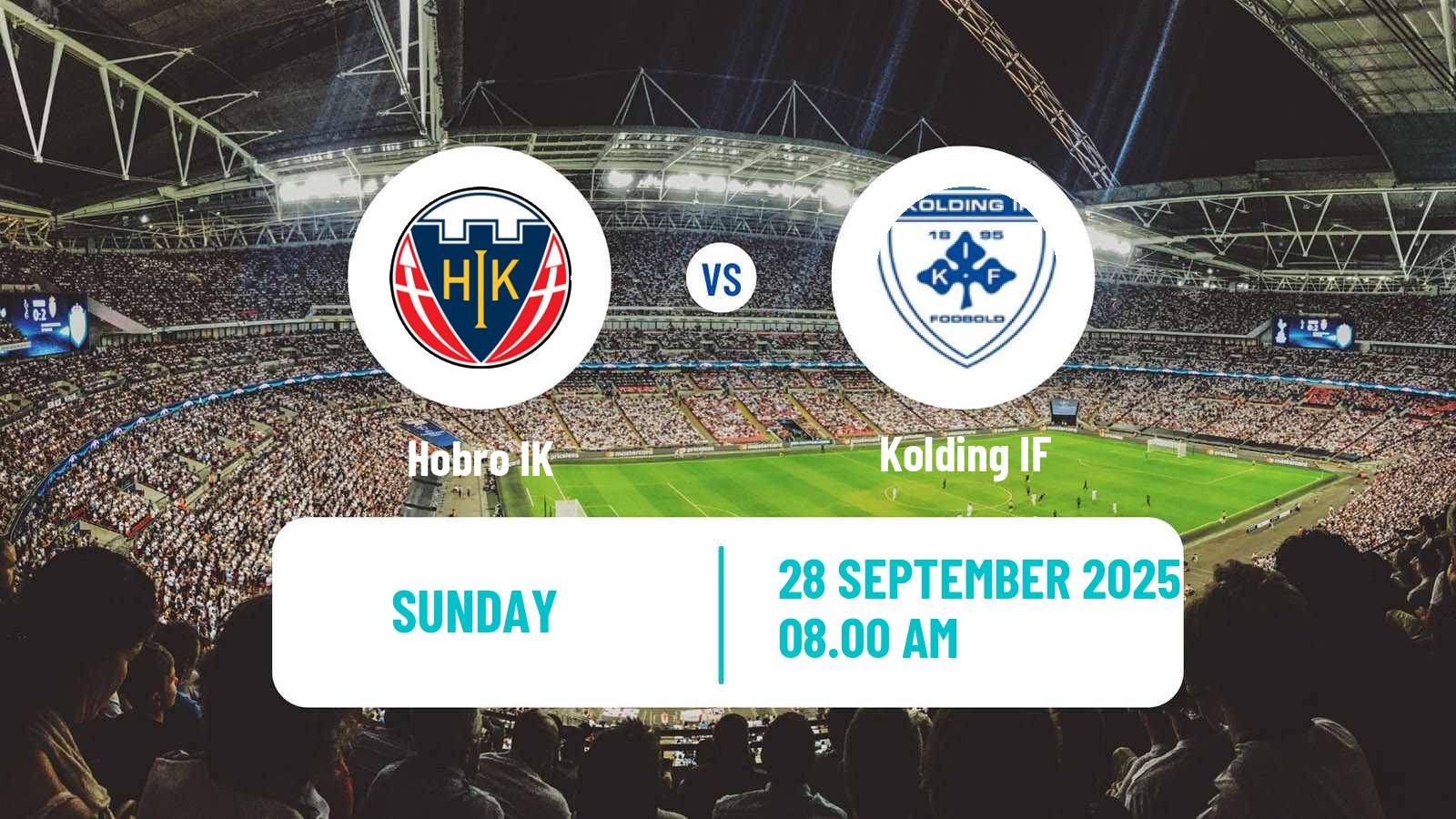 Soccer Danish 1 Division Hobro - Kolding IF