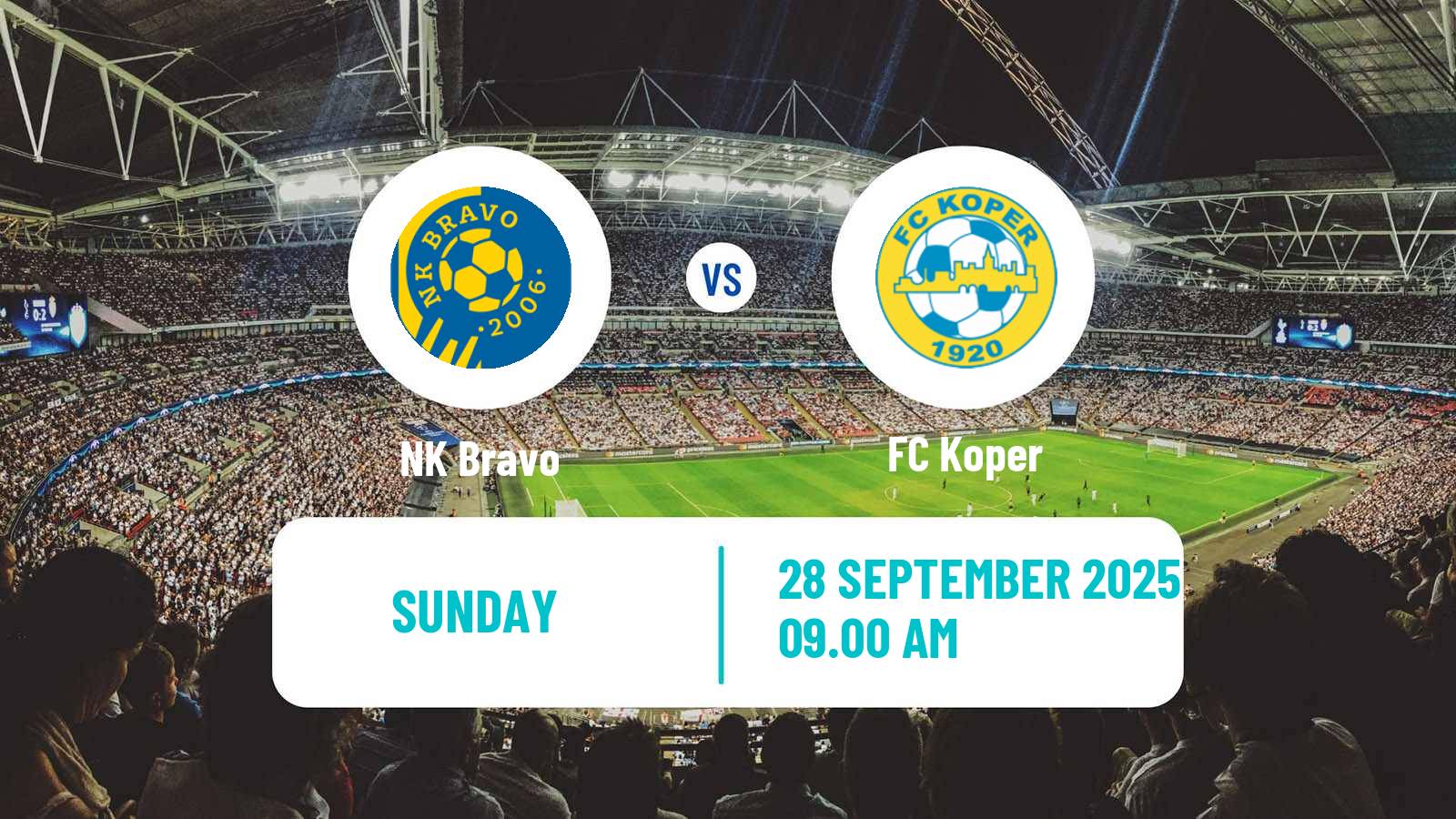 Soccer Slovenian PrvaLiga NK Bravo - Koper