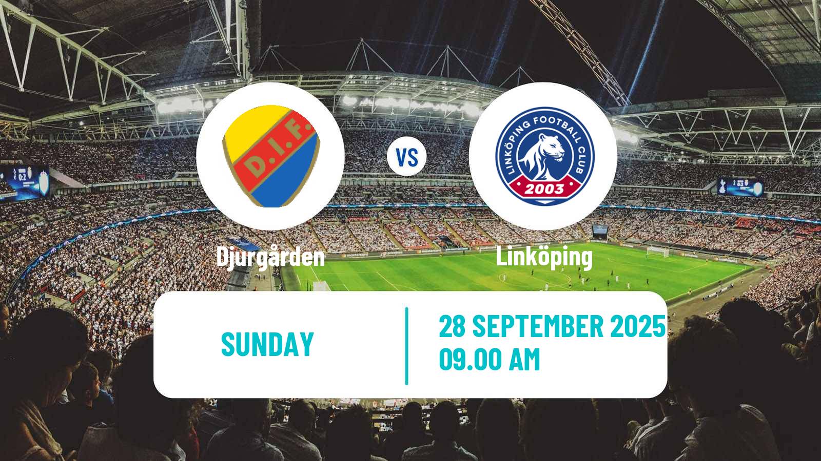 Soccer Swedish Allsvenskan Women Djurgården - Linköping