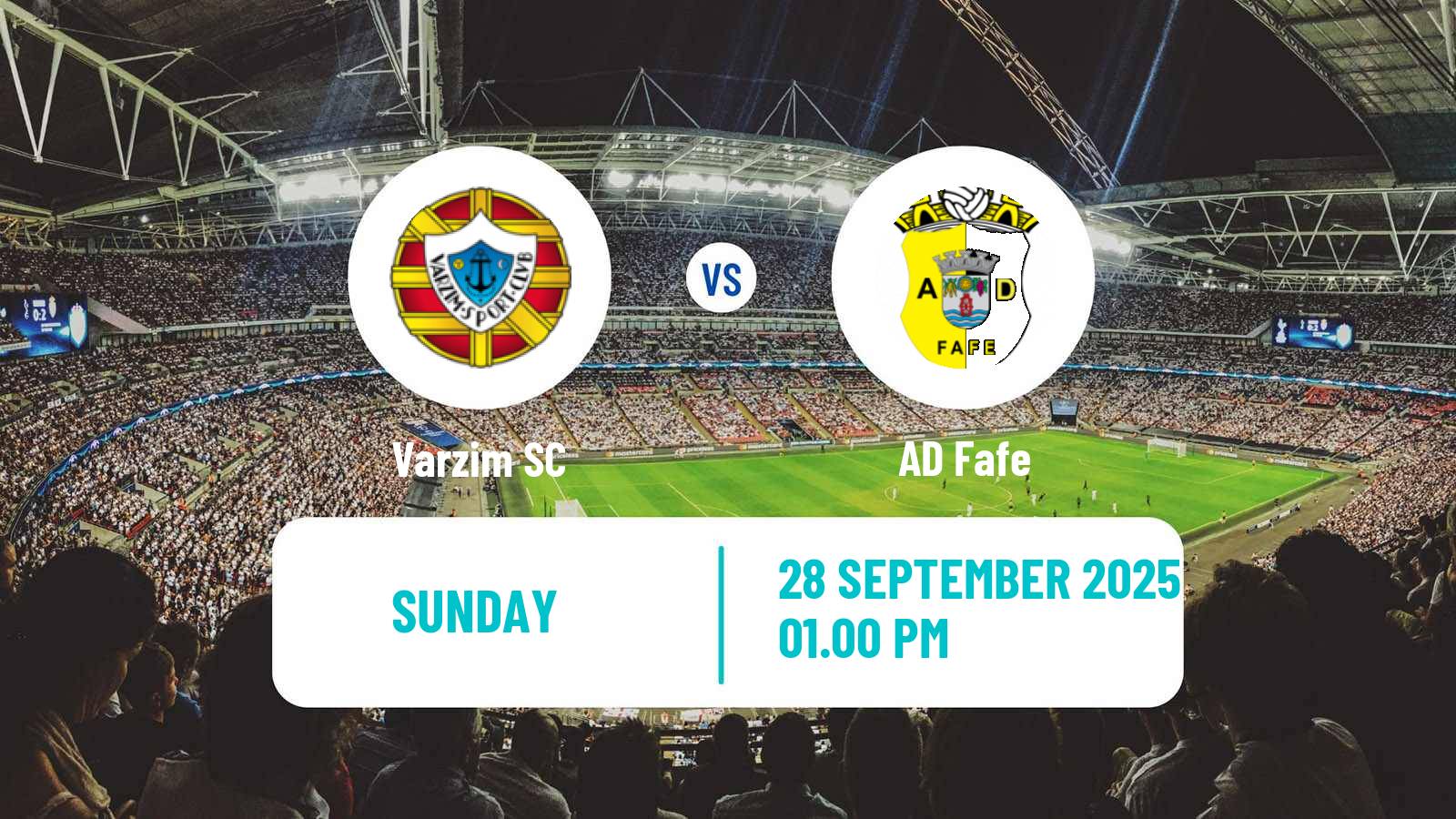 Soccer Portuguese Liga 3 Varzim - Fafe