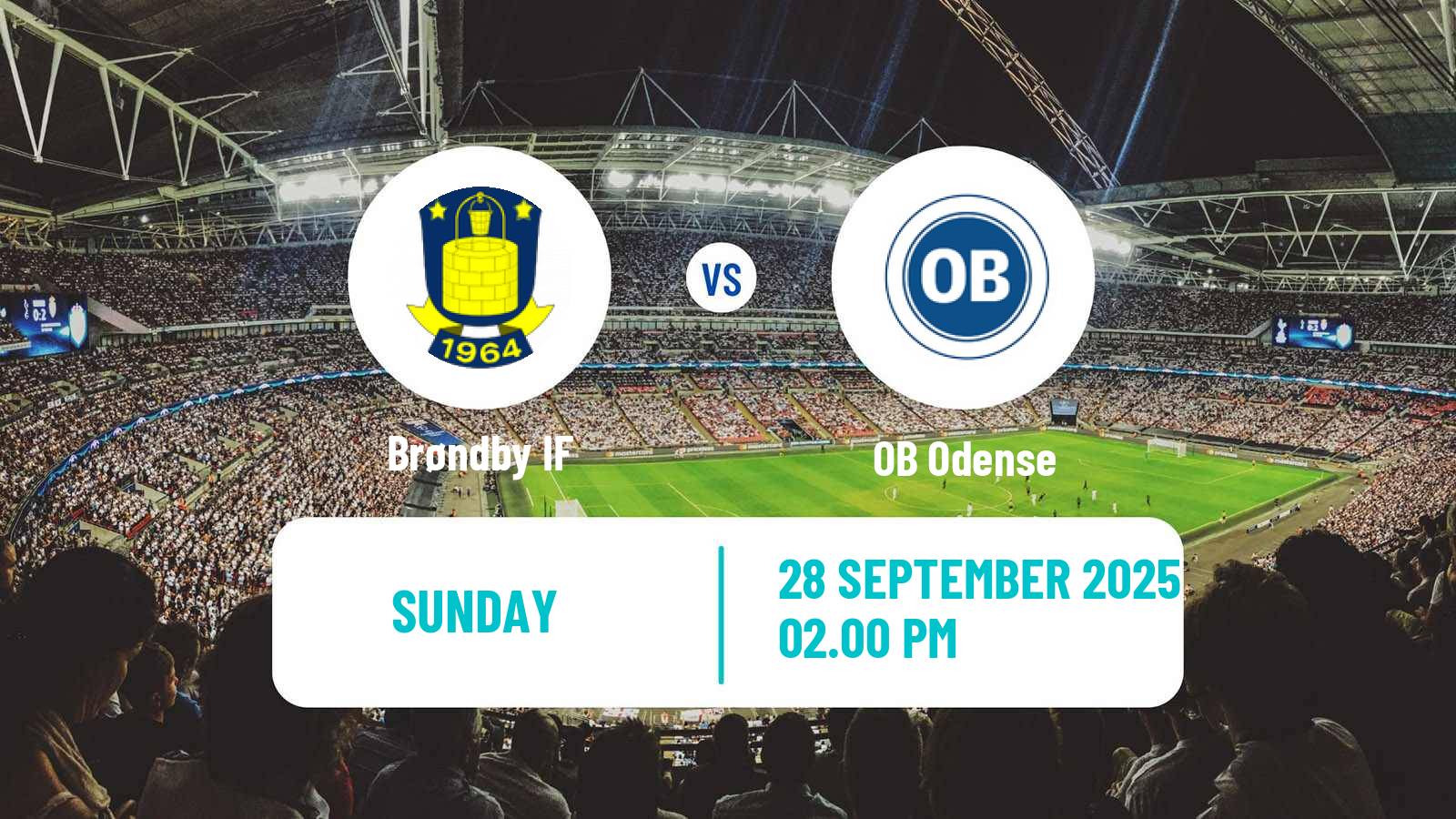 Soccer Danish Superliga Brøndby - OB Odense