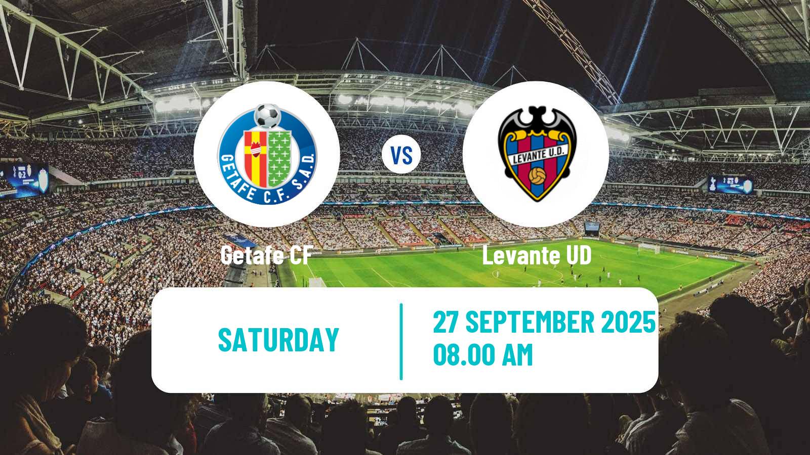 Soccer Spanish LaLiga Getafe - Levante