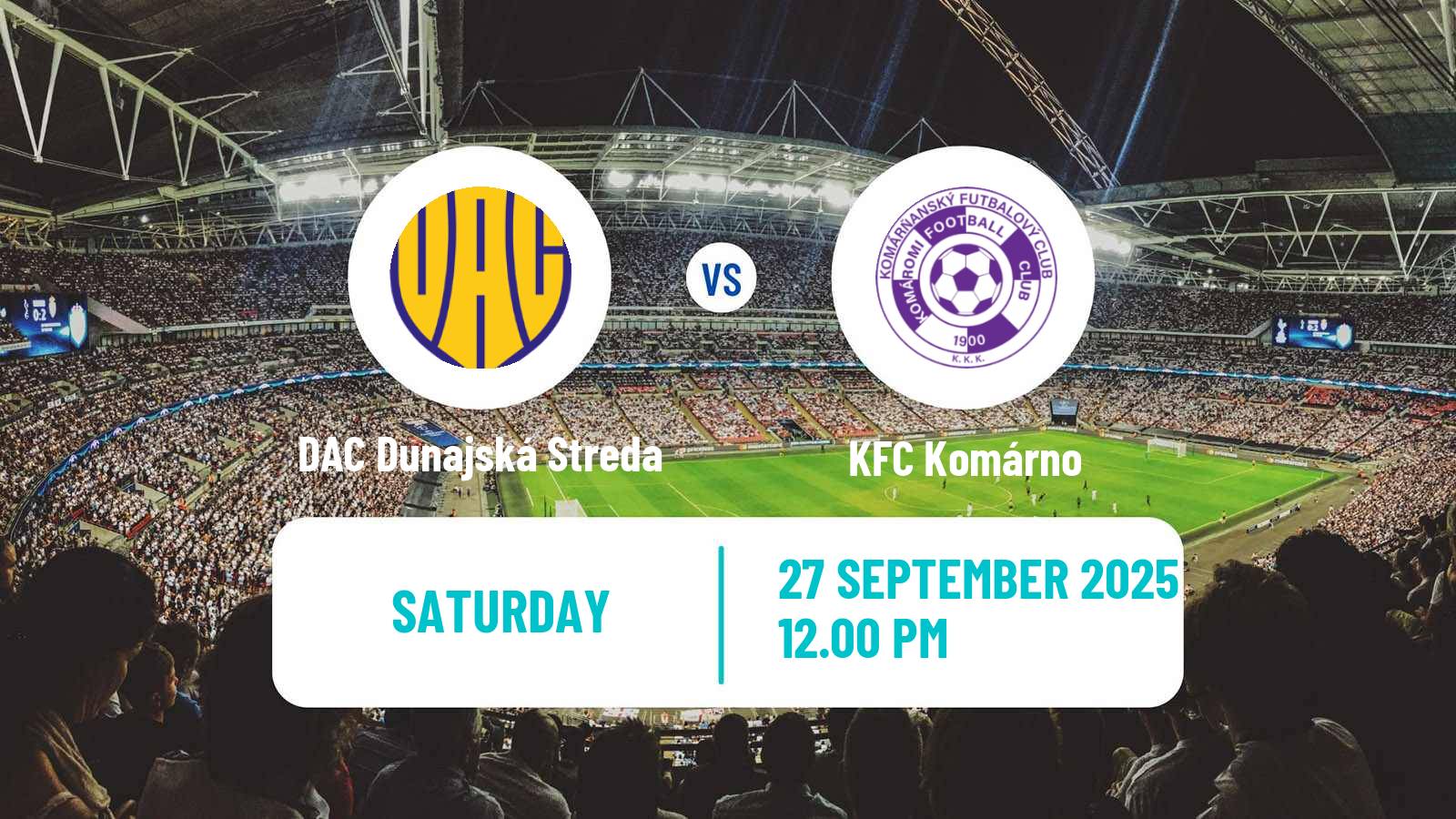Soccer Slovak Superliga DAC Dunajská Streda - Komárno