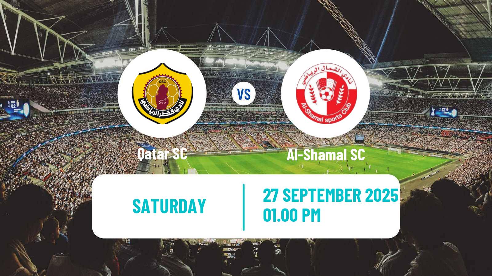 Soccer Qatar QSL Qatar SC - Al-Shamal
