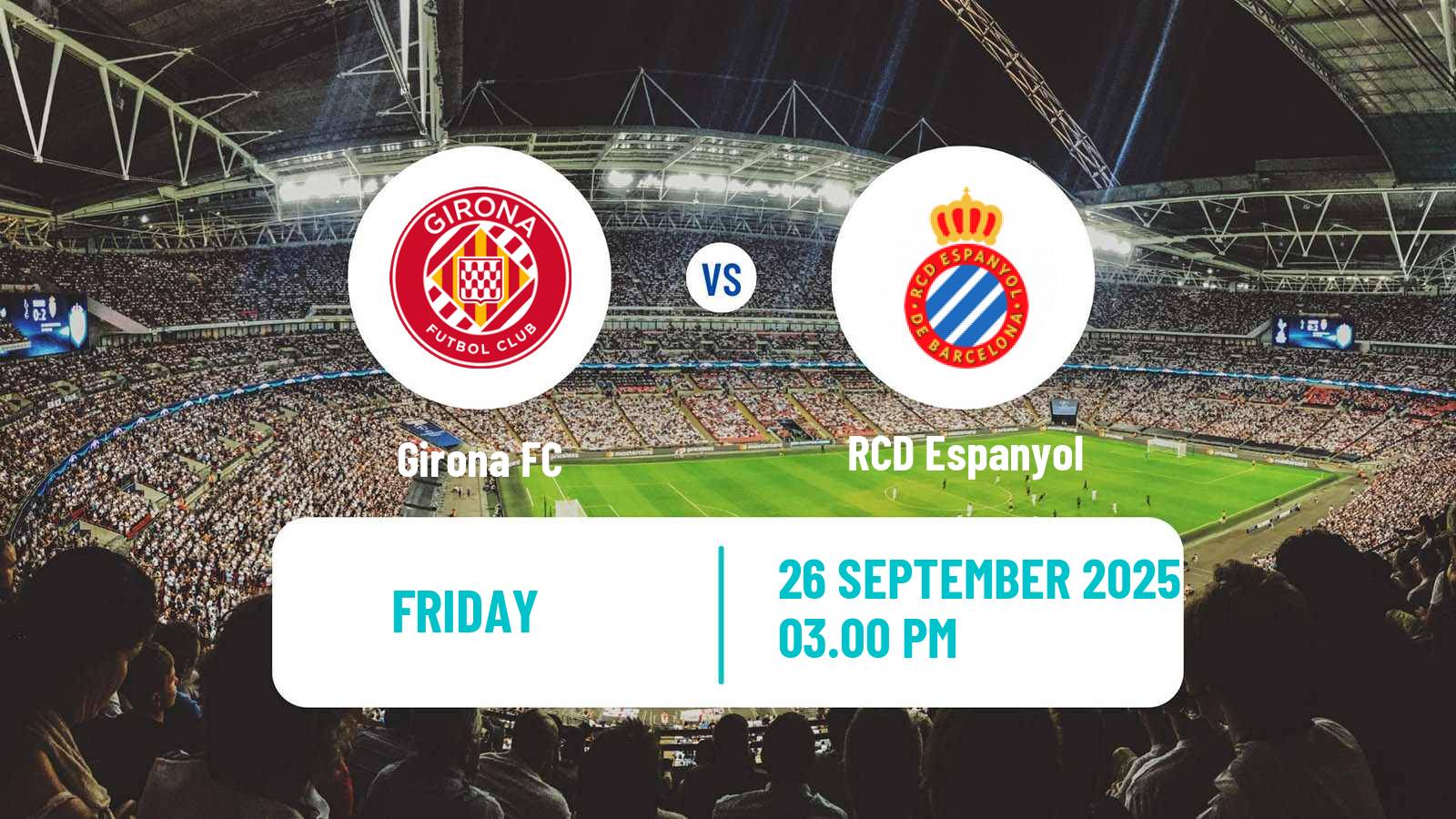 Soccer Spanish LaLiga Girona - Espanyol