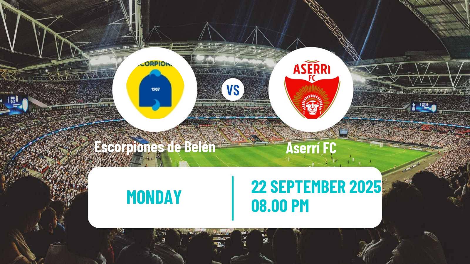 Soccer Costa Rican Liga de Ascenso Escorpiones de Belén - Aserrí