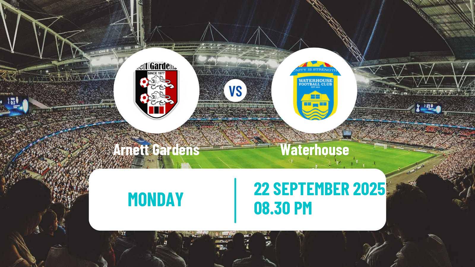 Soccer Jamaica National Premier League Arnett Gardens - Waterhouse