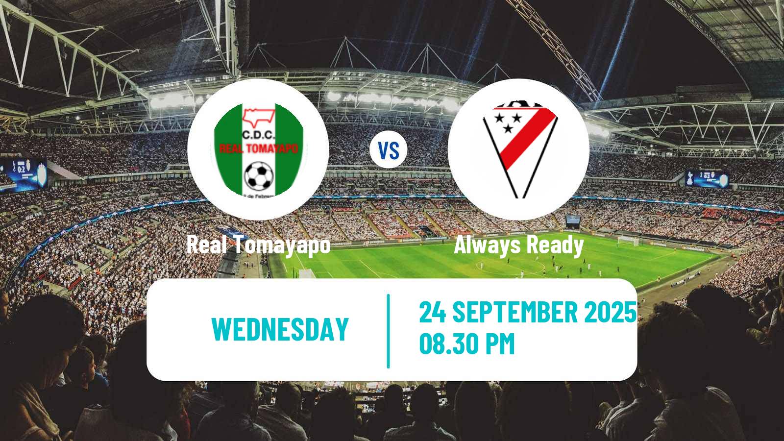 Soccer Bolivian Division Profesional Real Tomayapo - Always Ready