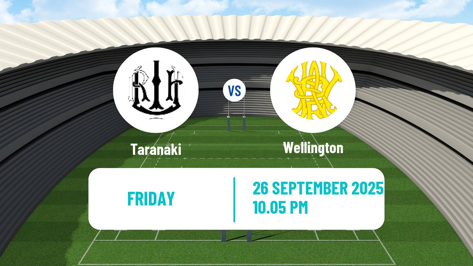 Rugby union New Zealand Bunnings NPC Taranaki - Wellington