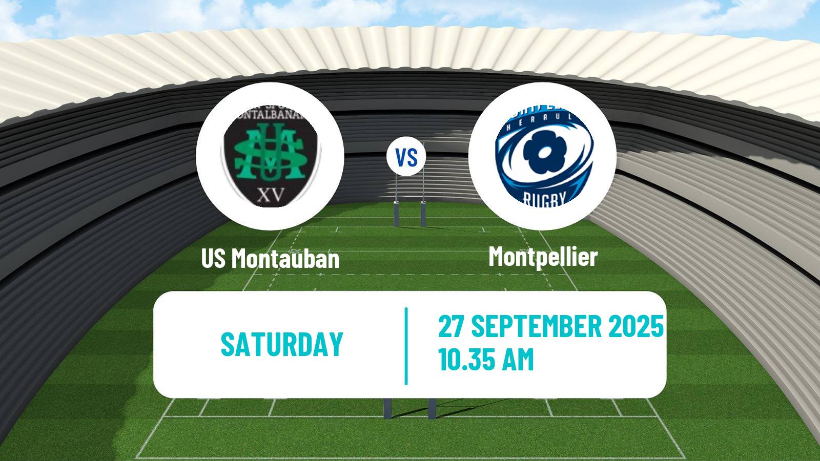 Rugby union French Top 14 Montauban - Montpellier
