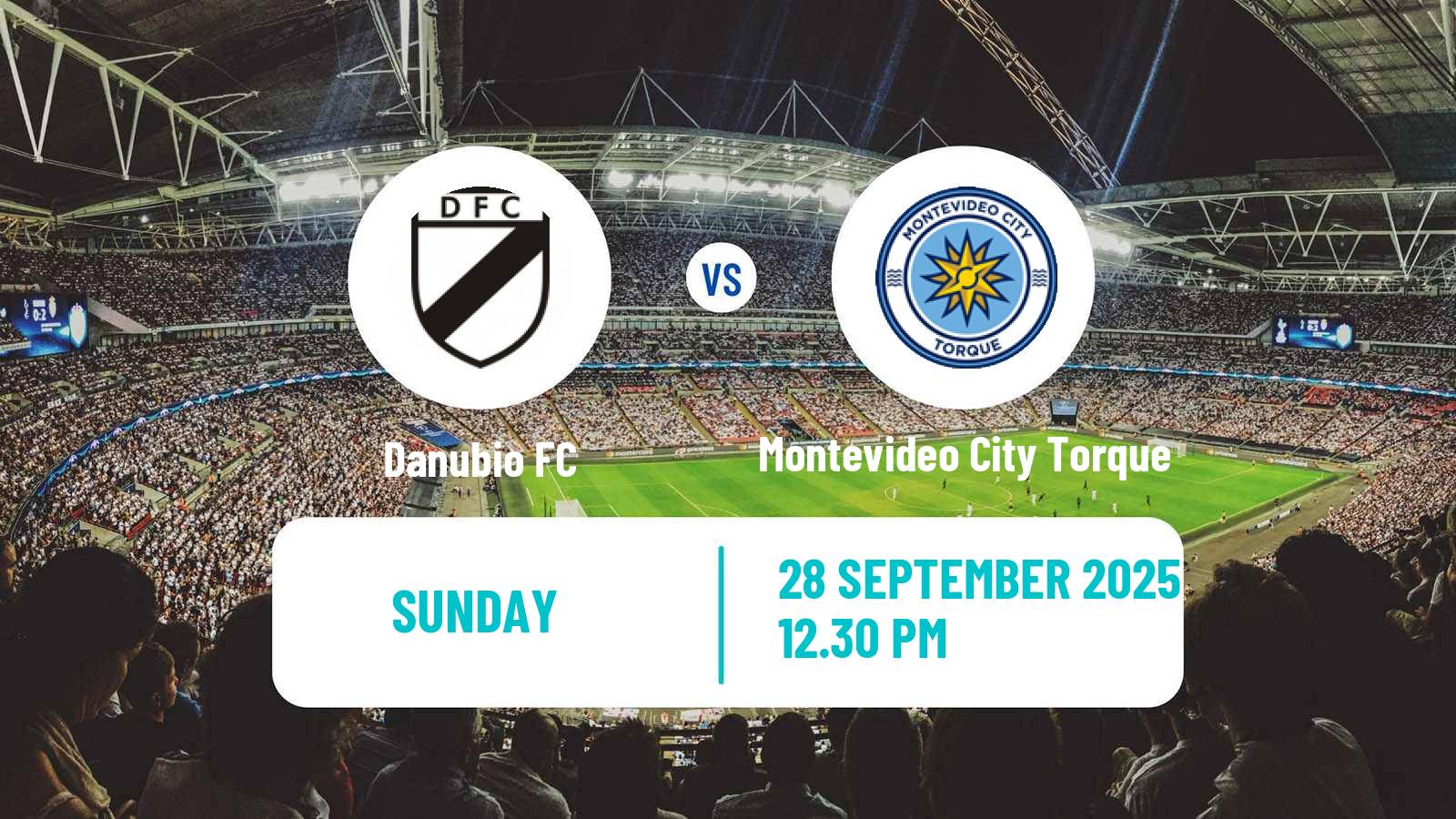 Soccer Uruguayan Primera Division Danubio - Montevideo City Torque