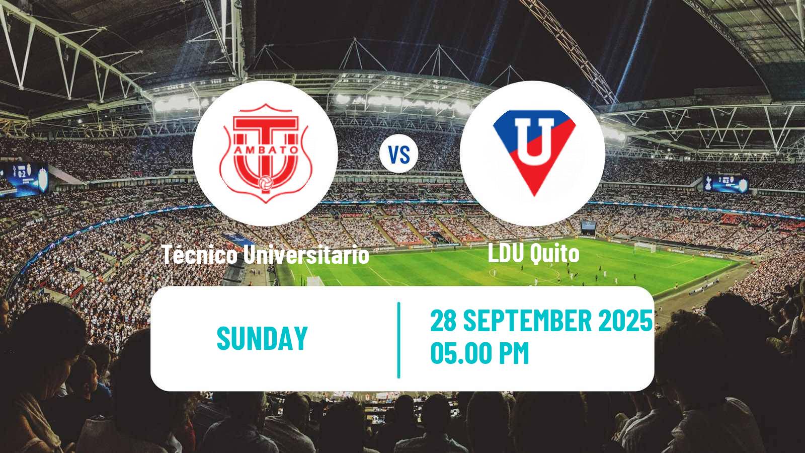 Soccer Ecuadorian Liga Pro Técnico Universitario - LDU Quito