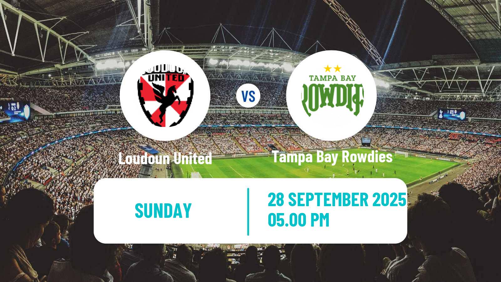 Soccer USL Championship Loudoun United - Tampa Bay Rowdies