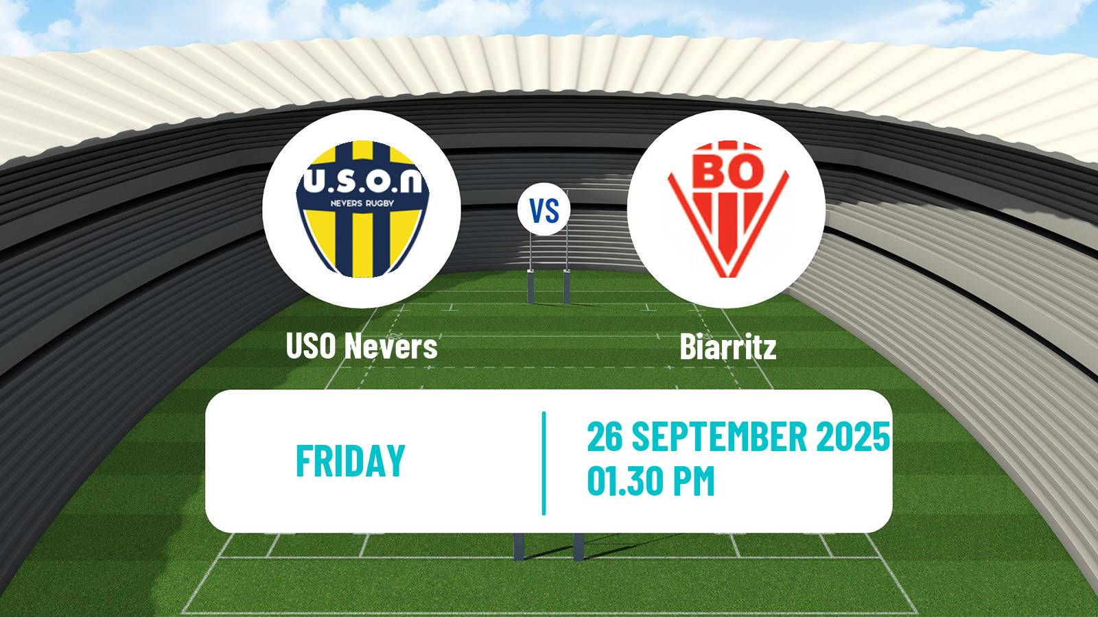 Rugby union French Pro D2 Nevers - Biarritz