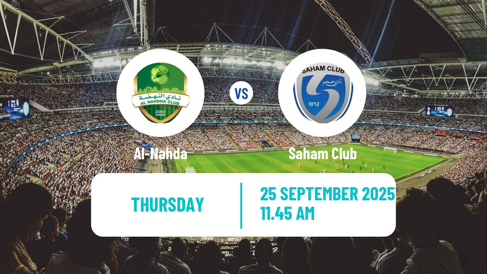 Soccer Omani League Al-Nahda - Saham
