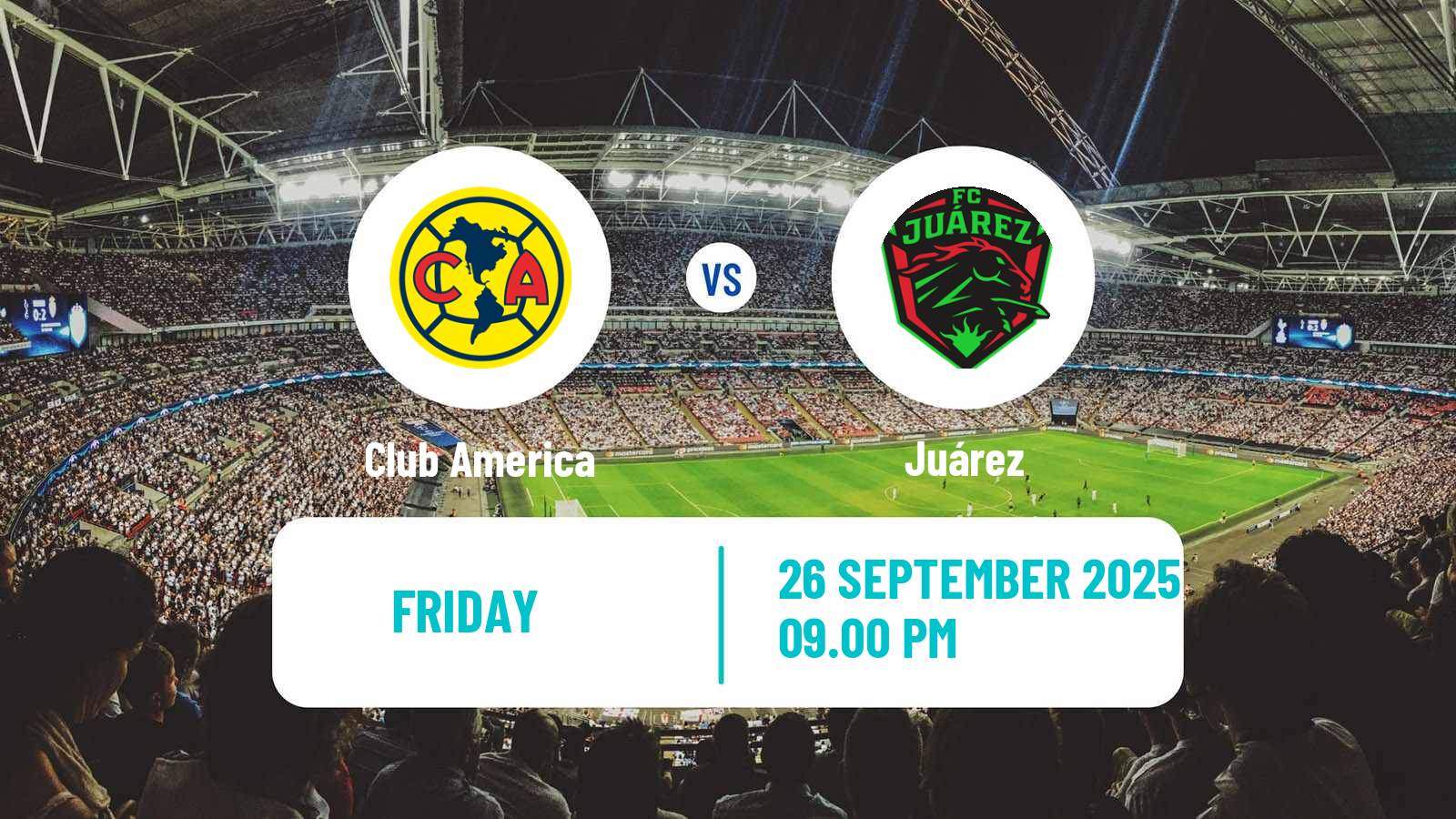 Soccer Mexican Liga MX Women Club America - Juárez
