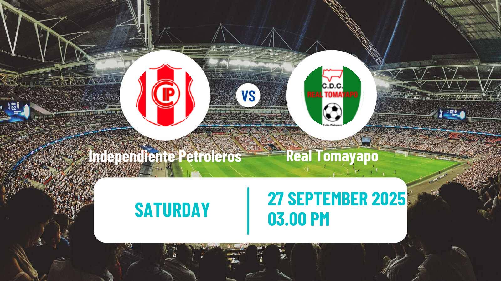 Soccer Bolivian Division Profesional Independiente Petroleros - Real Tomayapo