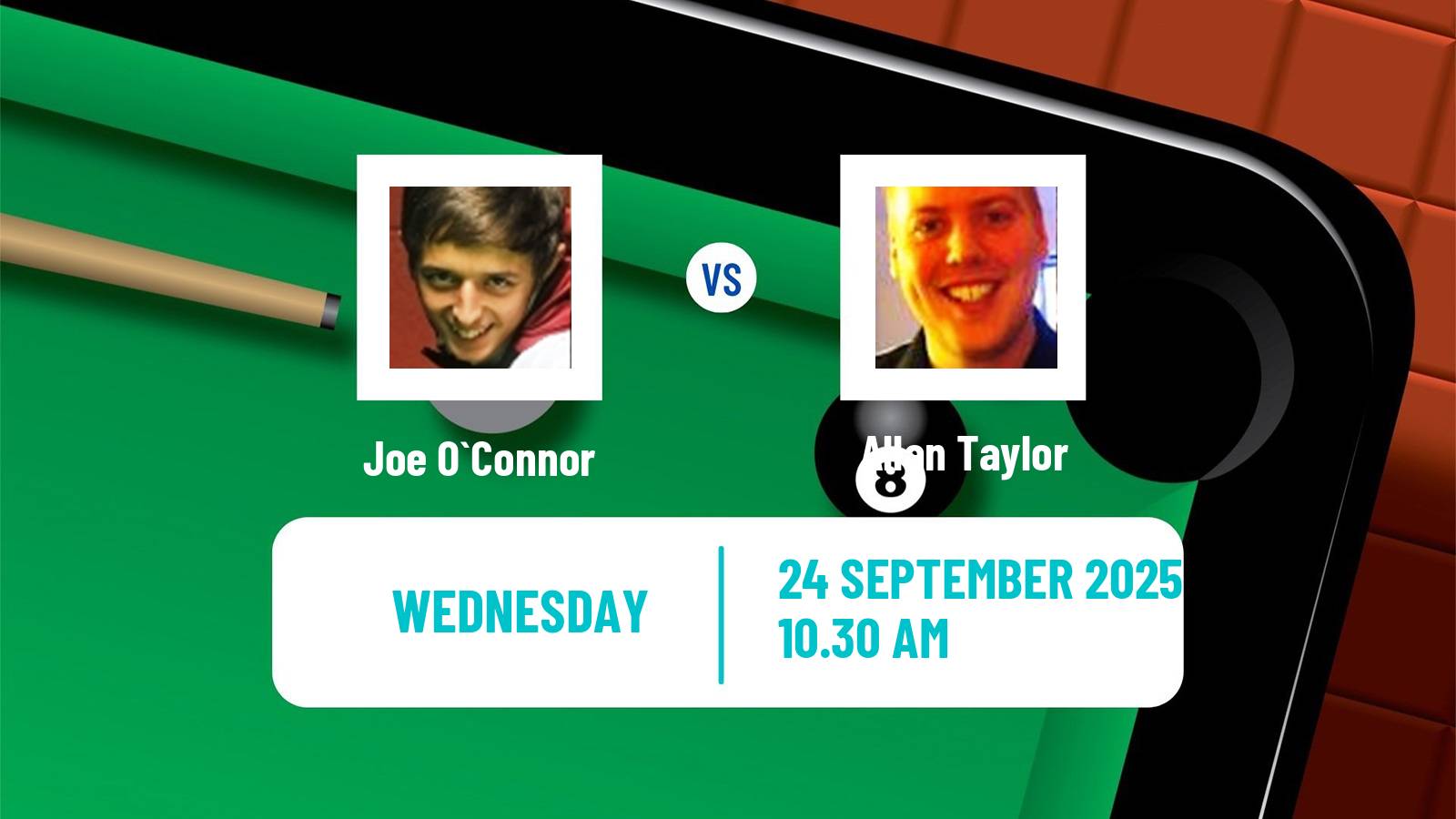Snooker British Open Joe O`Connor - Allan Taylor