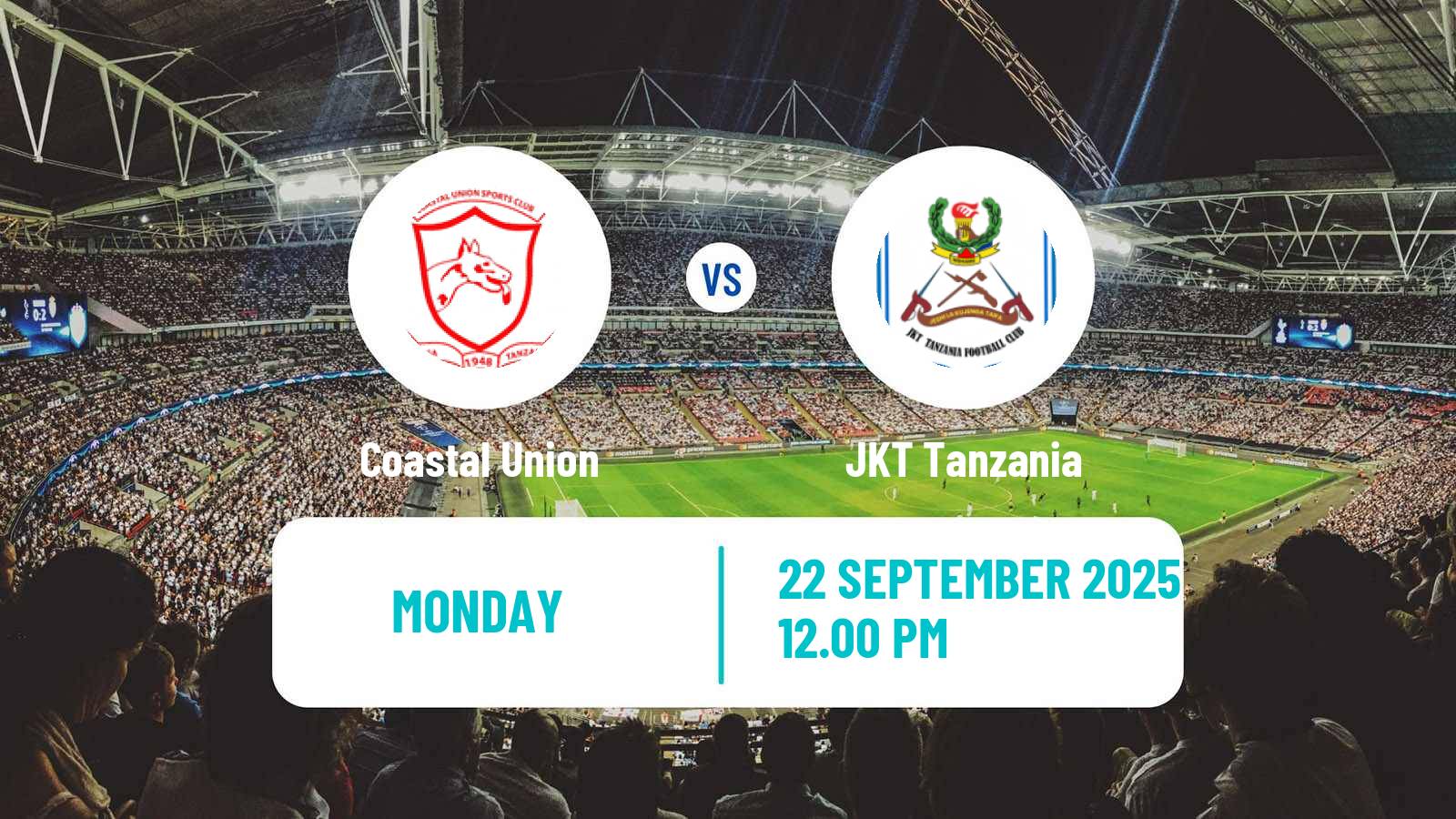 Soccer Tanzanian Premier League Coastal Union - JKT Tanzania