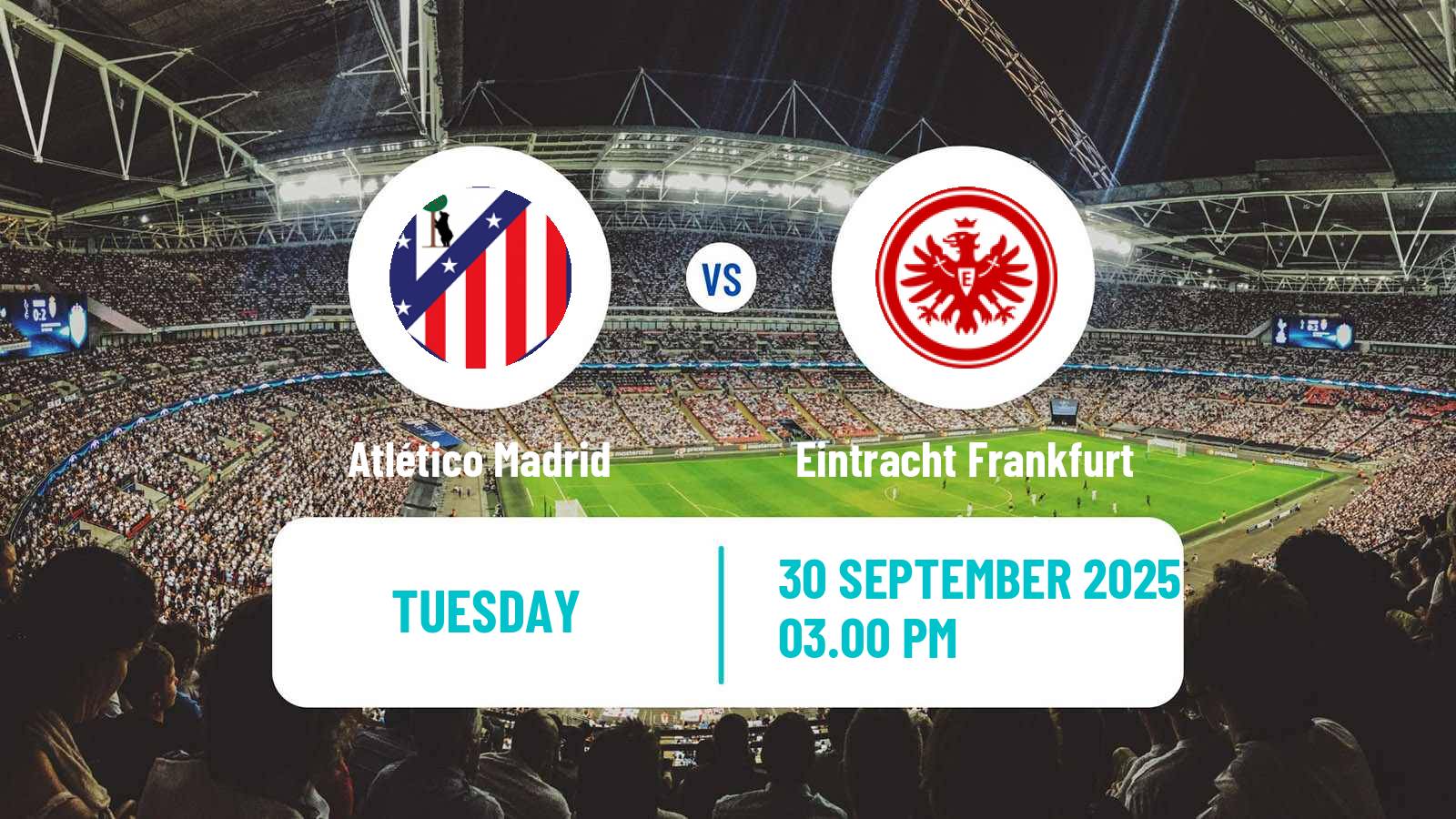 Soccer UEFA Champions League Atlético Madrid - Eintracht Frankfurt
