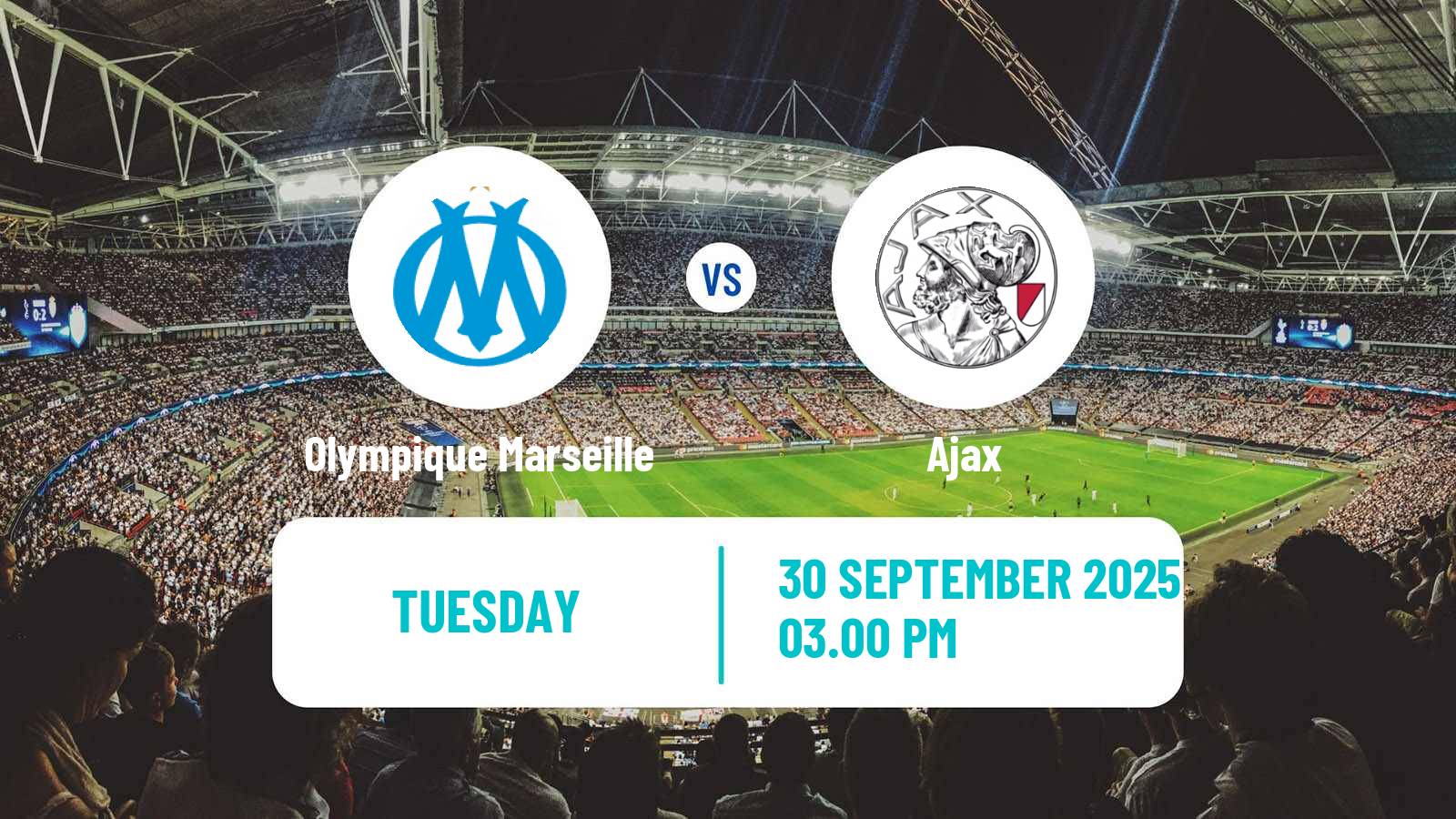 Soccer UEFA Champions League Olympique Marseille - Ajax