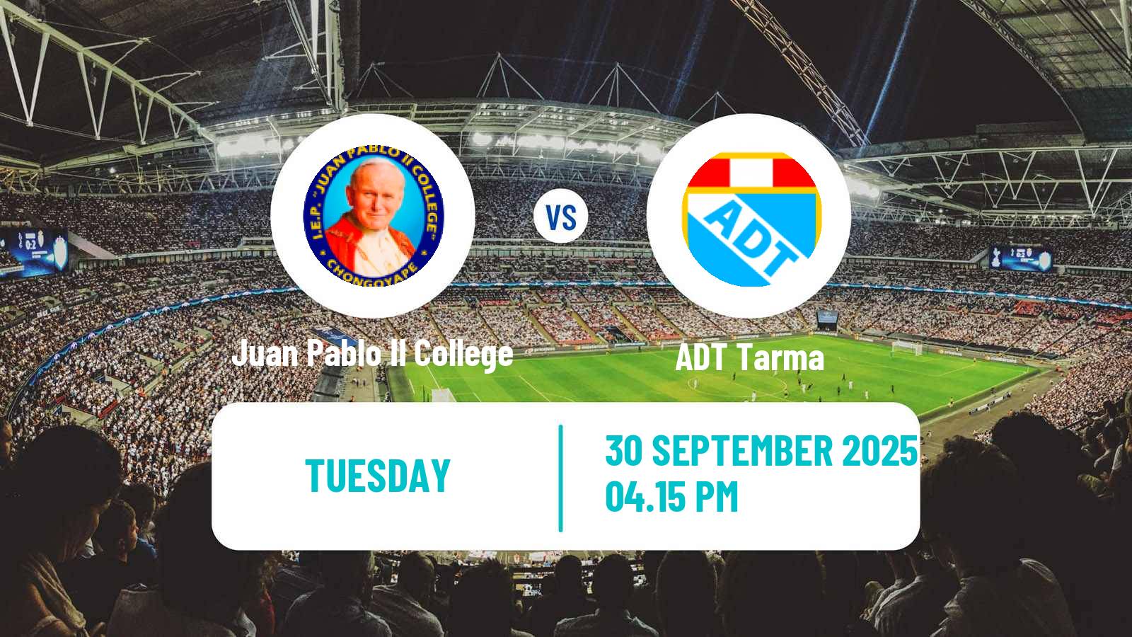 Soccer Peruvian Liga 1 Juan Pablo II College - ADT Tarma