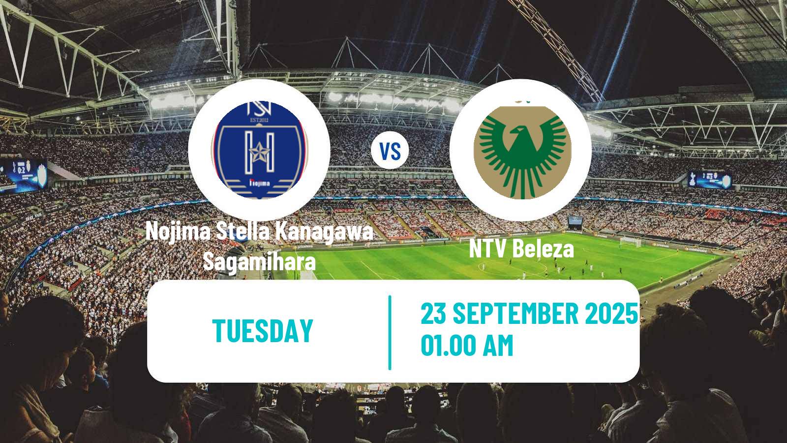 Soccer Japan WE League Women Nojima Stella Kanagawa Sagamihara - NTV Beleza