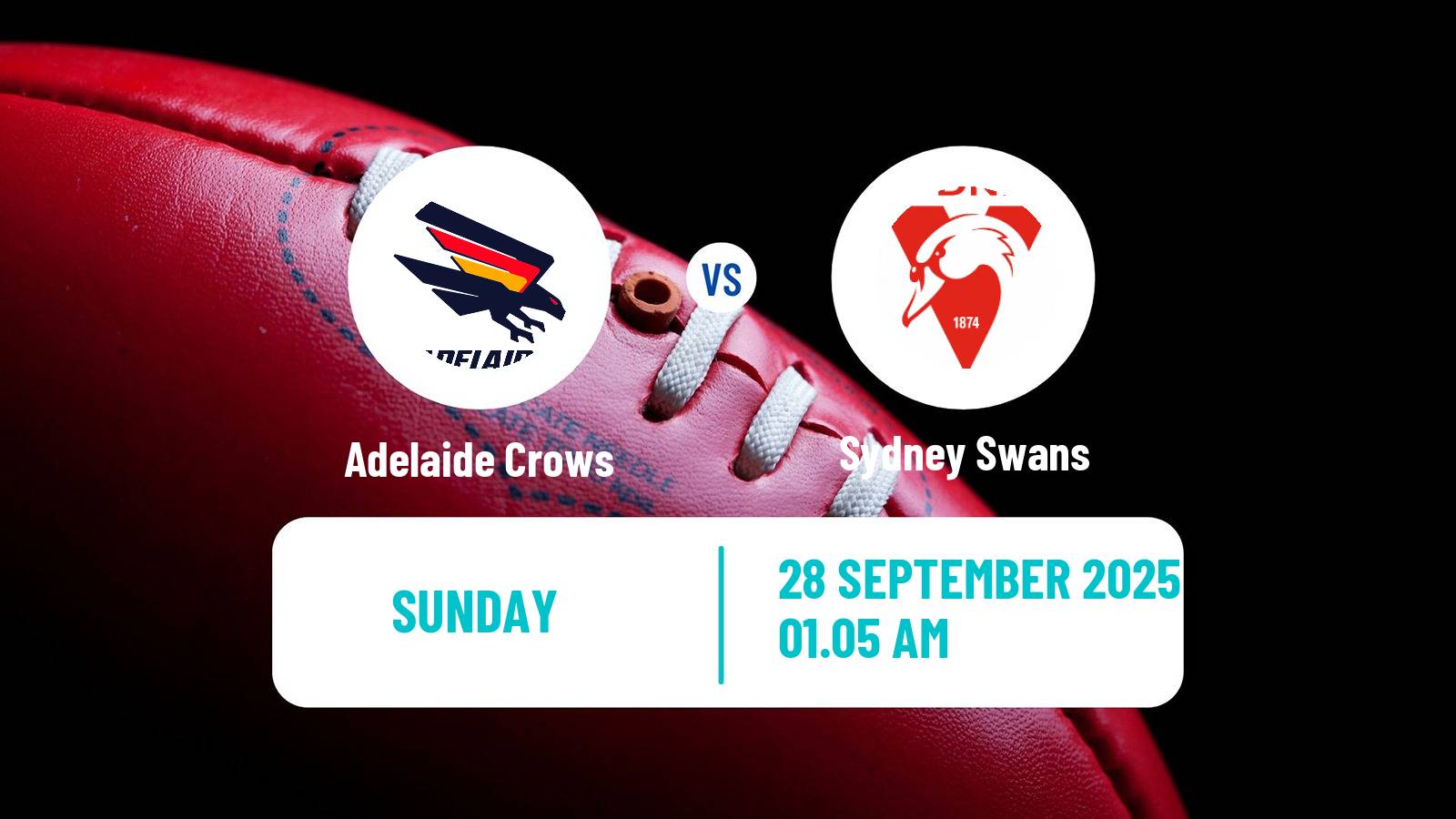 Aussie rules AFL Women Adelaide Crows - Sydney Swans