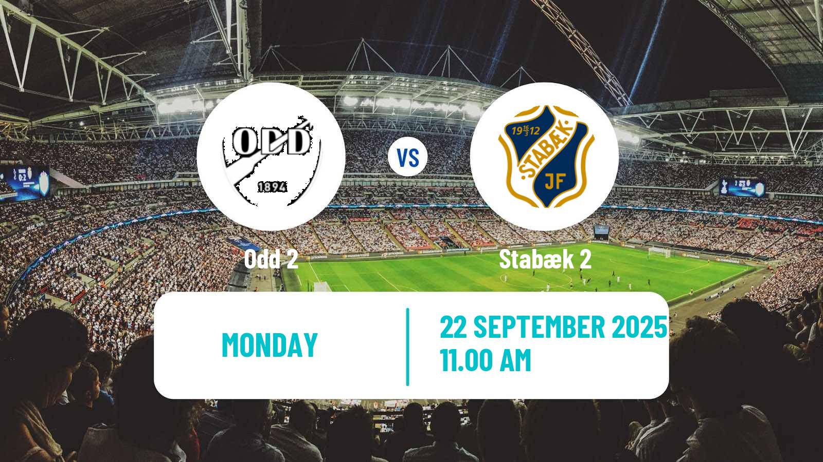 Soccer Norwegian Division 3 - Group 6 Odd 2 - Stabæk 2