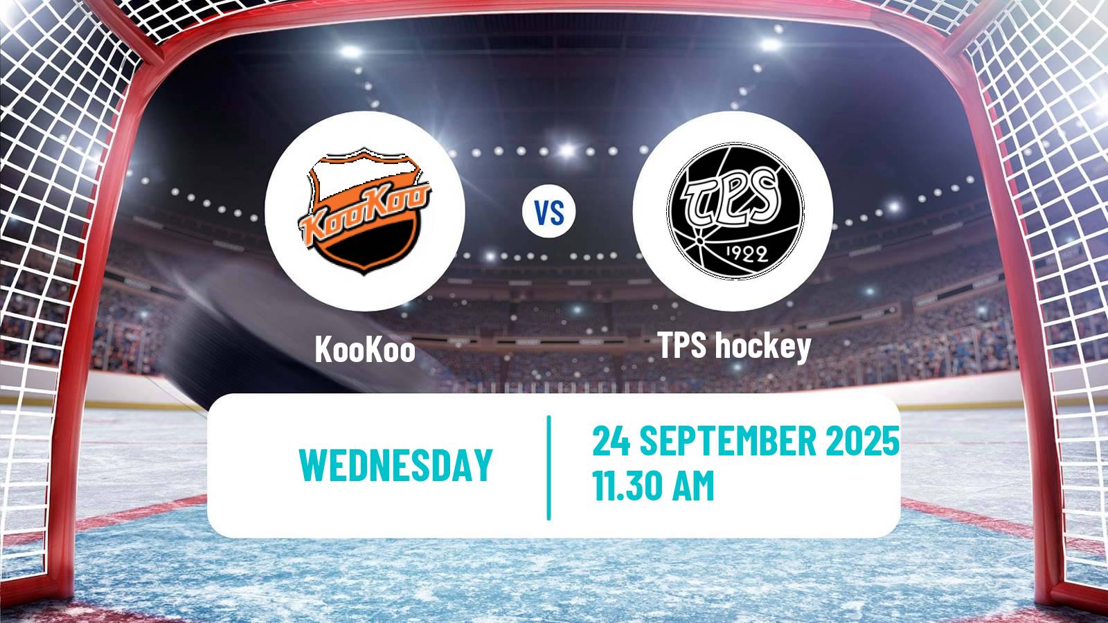 Hockey Finnish SM-liiga KooKoo - TPS