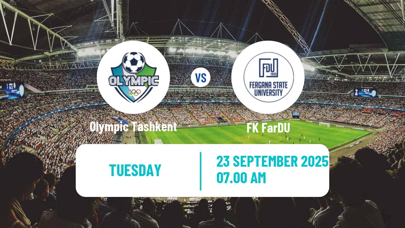 Soccer Uzbek Pro Liga Olympic Tashkent - FarDU