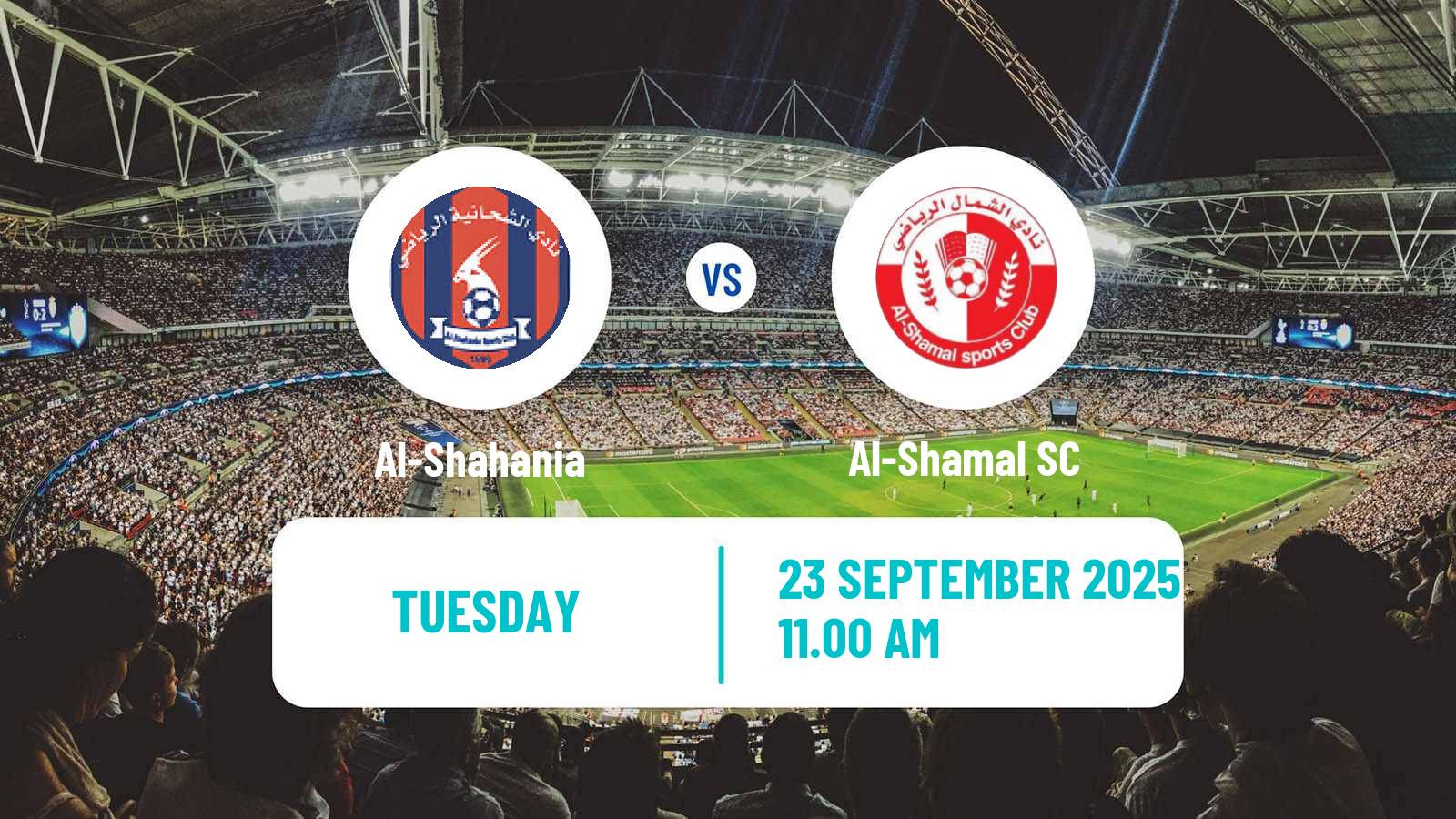 Soccer Qatar QSL Cup Al-Shahania - Al-Shamal