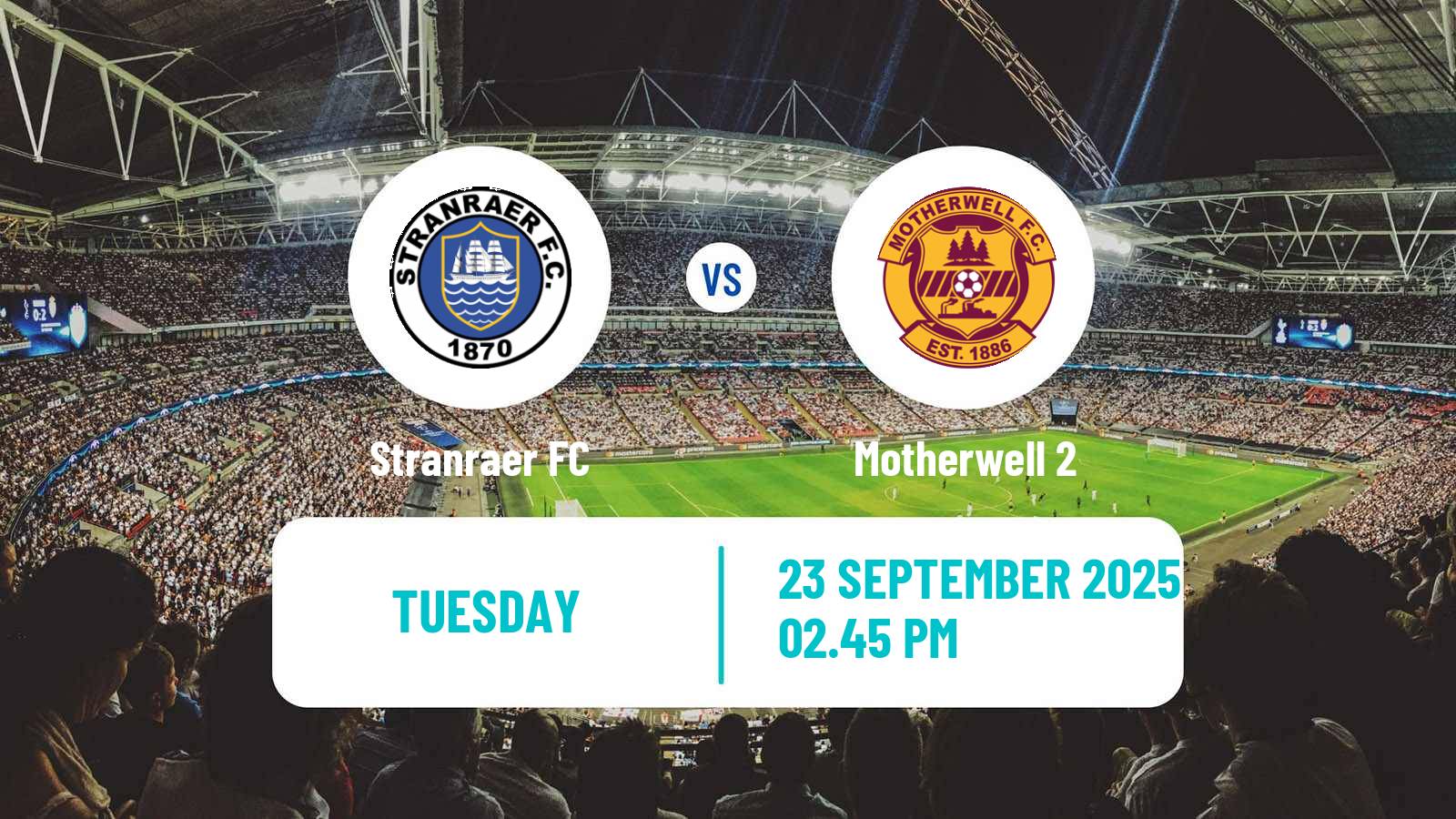 Soccer Scottish Challenge Cup Stranraer - Motherwell 2