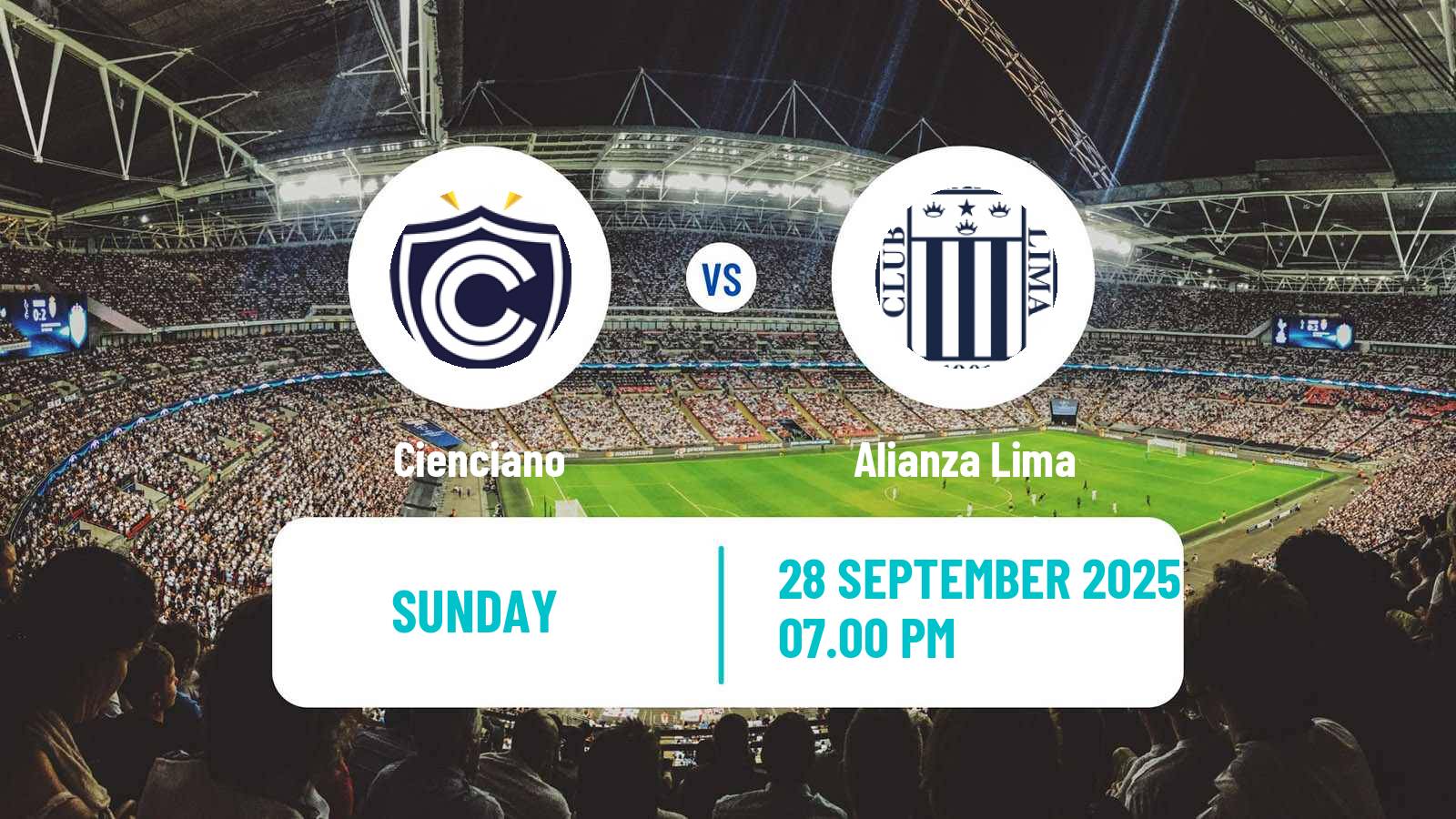 Soccer Peruvian Liga 1 Cienciano - Alianza Lima